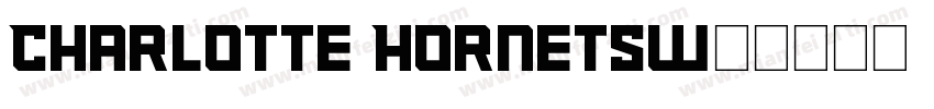 Charlotte Hornets字体转换